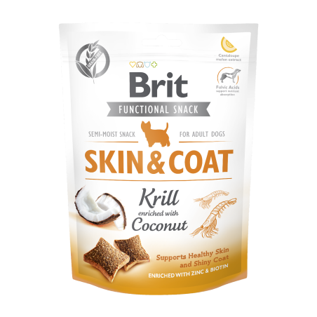 Brit Skin  Coat Krill Dog Treats 150 g