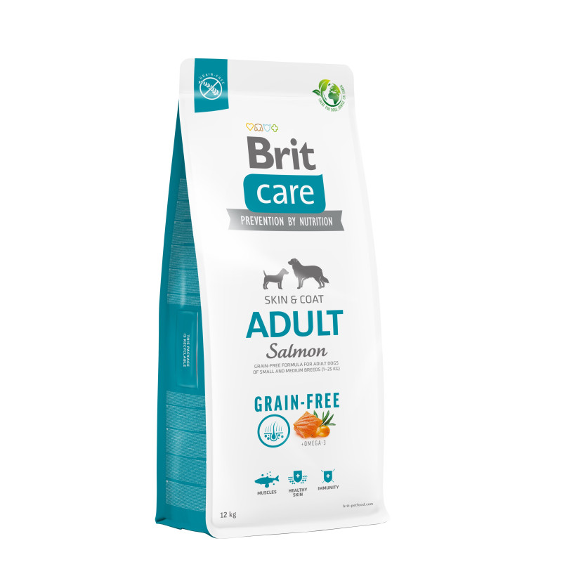Brit Grain-Free Adult Salmon Dry Dog Food 12 kg
