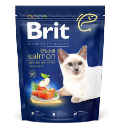 Brit Premium Adult Salmon Dry Cat Food 0.3 kg