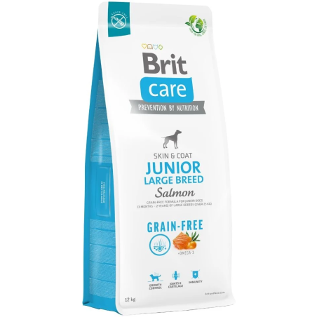 Brit Grain-Free Junior Large Breed Salmon Dry Dog Food 12 kg