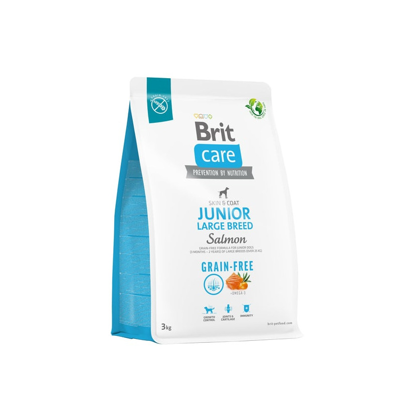 Brit Grain-Free Junior Large Breed Salmon Dry Dog Food 3 kg