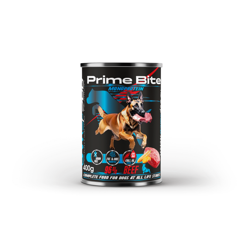 GAME DOG Prime Bite Beef Wet Dog Food 400g