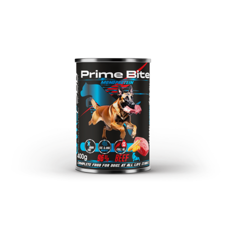 Karma mokra dla psa GAME DOG Prime Bite Wołowina 400g