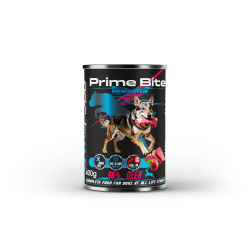 GAME DOG Prime Bite Venison with Apple Wet Dog Food 400 g