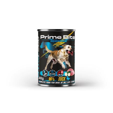 GAME DOG Prime Bite Duck with Zucchini Wet Dog Food 400g