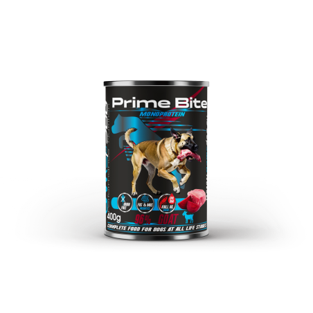GAME DOG Prime Bite Goat with Beetroot Wet Dog Food 400g