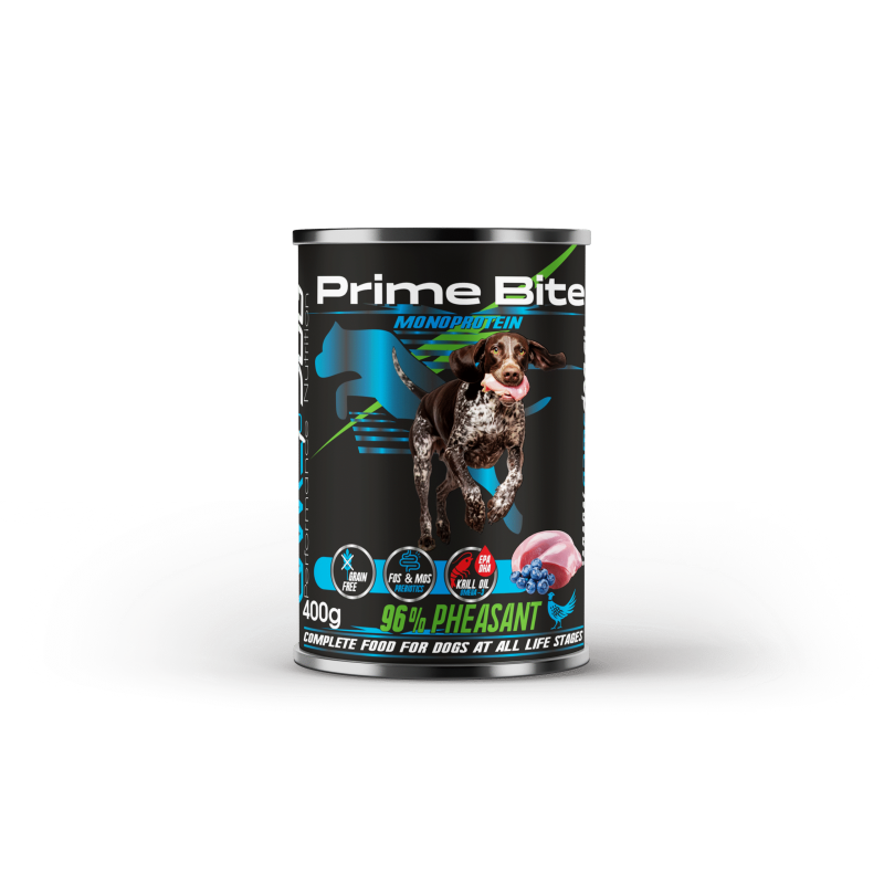 GAME DOG Prime Bite Pheasant with Berries Wet Dog Food 400g