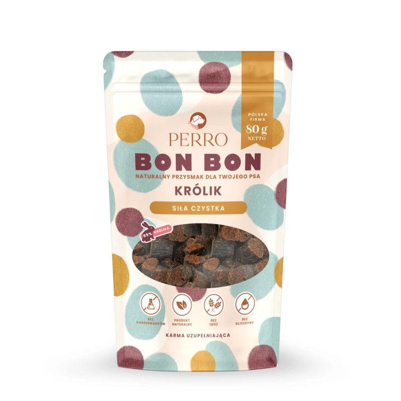 BON BON Rabbit Dog Treats – Healthy Joints 80g
