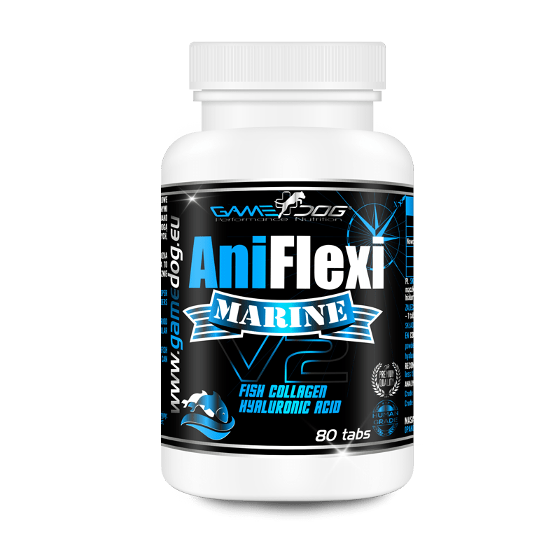 GAME DOG AniFlexi MARINE V2 Dog Supplement 80 Tablets