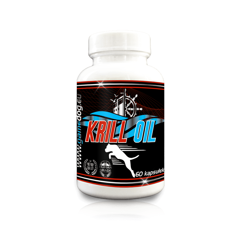 Suplement dla psa GAME DOG Krill Oil 60 kapsułek