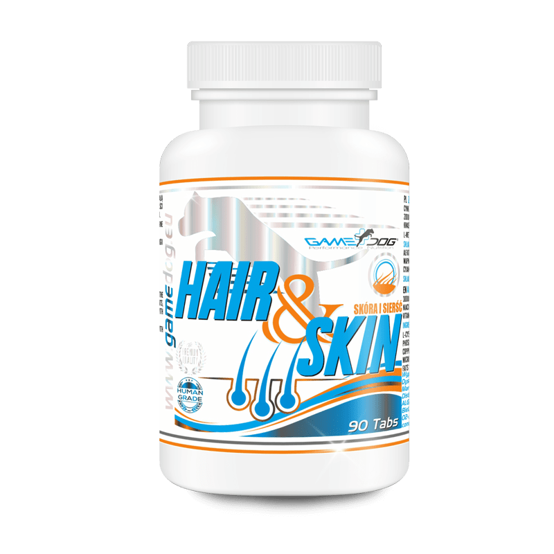 GAME DOG Hair  Skin Dog Supplement 90 Tablets