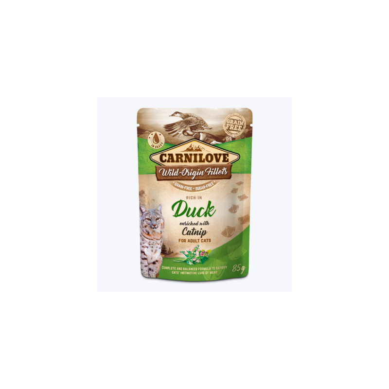 Carnilove Duck with Catnip Wet Cat Food 85 g