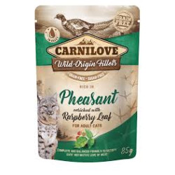 Carnilove Pheasant with Raspberry Leaves Wet Cat Food 85 g