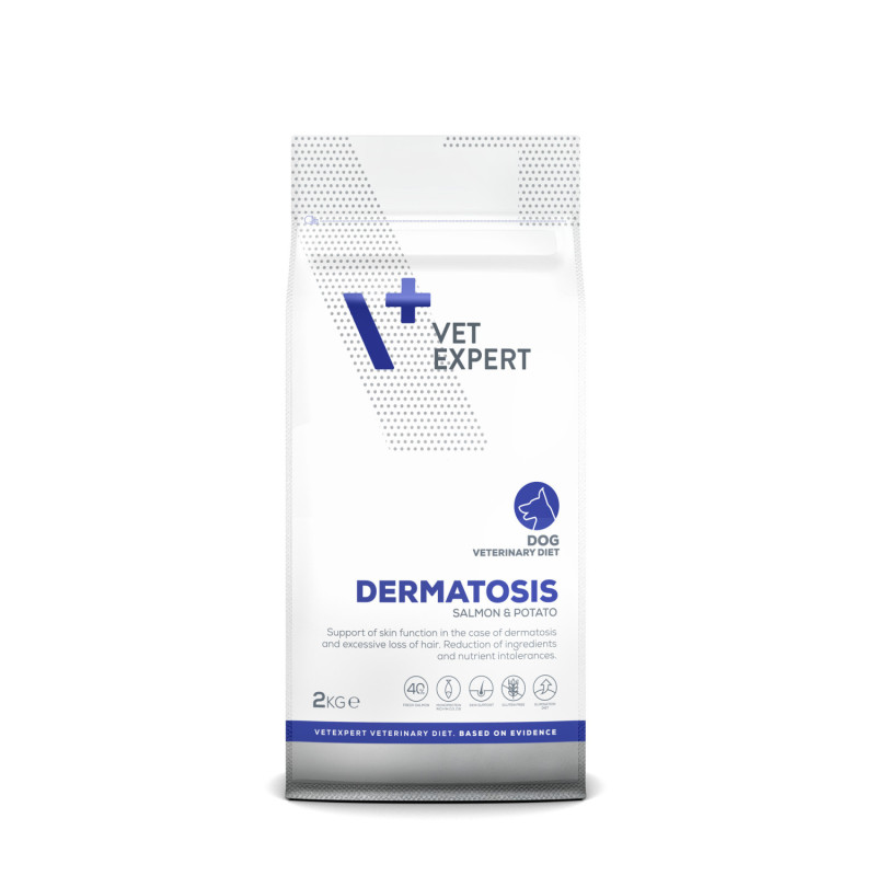 VETEXPERT Dermatosis Salmon  Potato Dry Dog Food 2 kg