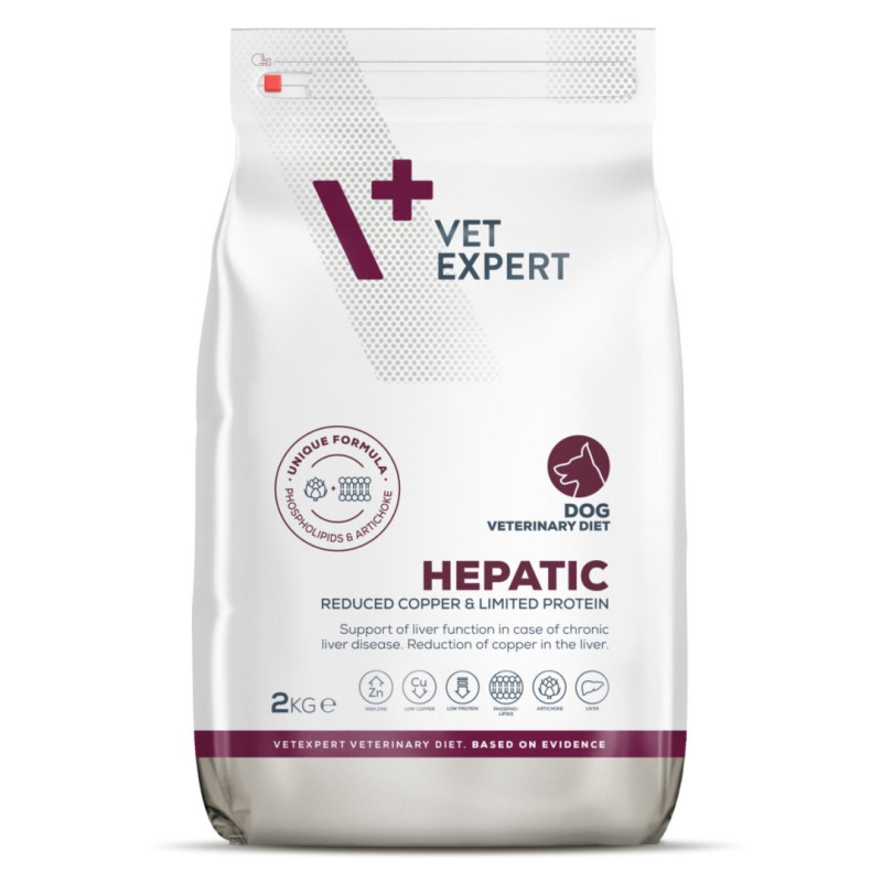 Karma sucha dla psa VETEXPERT Hepatic 2 kg