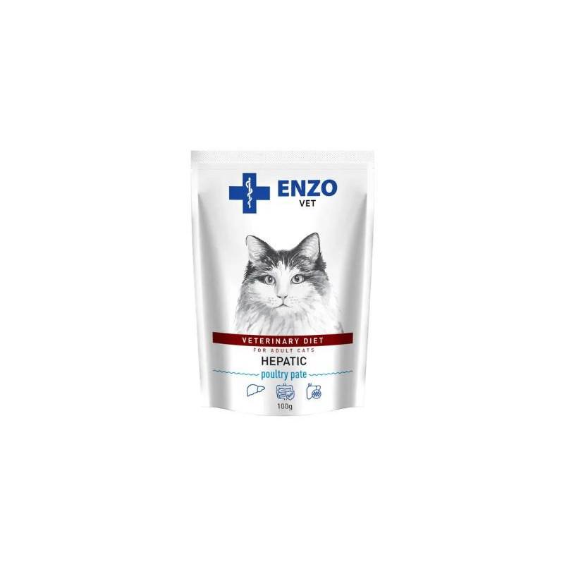 ENZO VET Hepatic with Poultry Wet Cat Food 100 g