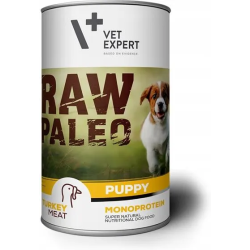 Vetexpert RAW PALEO Puppy Turkey Wet Dog Food 400 g