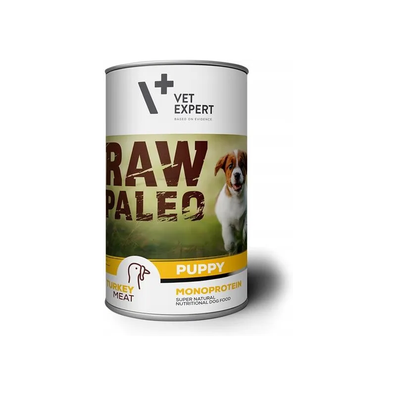 Vetexpert RAW PALEO Puppy Turkey Wet Dog Food 400 g