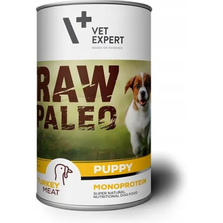 Vetexpert RAW PALEO Puppy Turkey Wet Dog Food 400 g