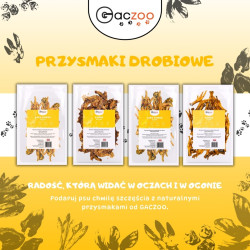 Gaczoo Dried Chicken Feet Dog Treats 1 kg