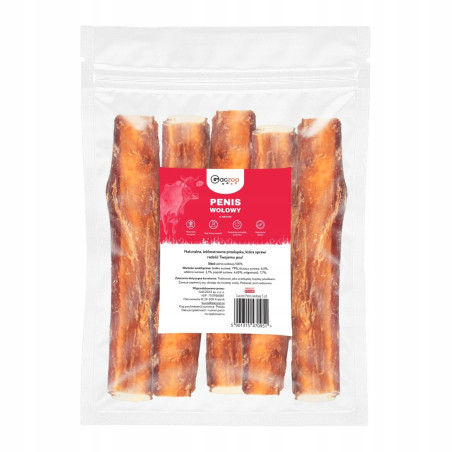 Gaczoo Dried Beef Pizzle Dog Treats 5 pcs