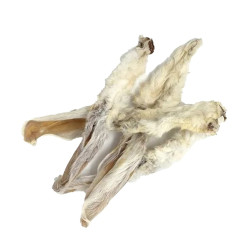 Gaczoo Rabbit Ears with Fur Dog Treats 10 pcs