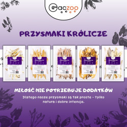 Przysmaki dla psa Gaczoo Ucho królicze z futrem 10 szt.