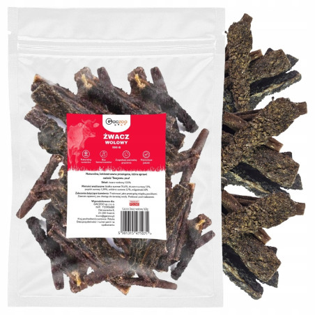 Gaczoo Dried Beef Tripe Dog Treats 500 g