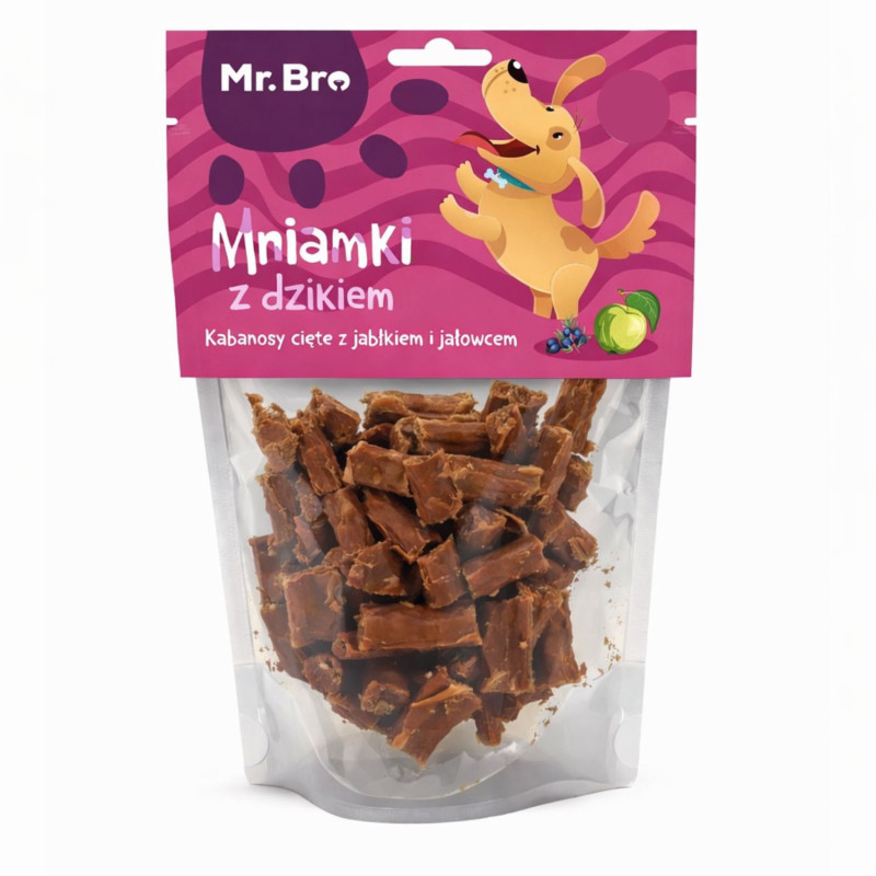 Przysmaki dla psa Mr.Bro Mniamki z dzikiem Air Dried 80 g