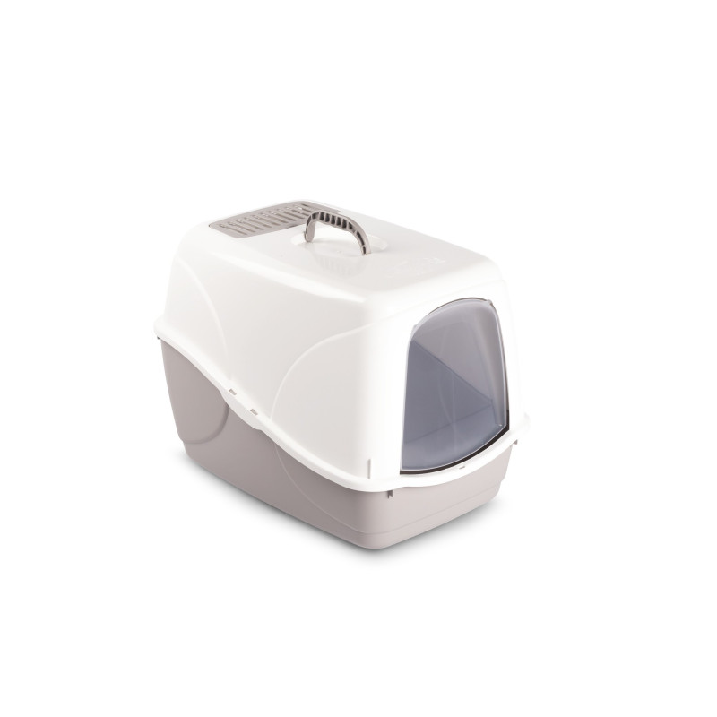 Covered Cat Litter Box Barry King SPACY Grey 54x38.5x38 cm