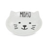 Cat Plate Barry King White Ceramic Cat Face 11.5 cm