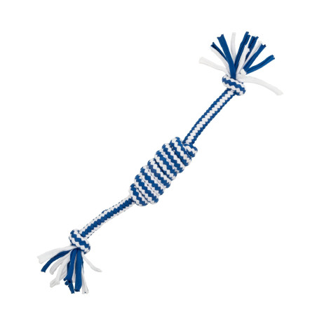 Dog Toy Barry King Tug Toy White-Blue 38 cm