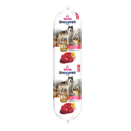 Karma mokra dla psa Gold Dog Snocerek Beef Baton Wołowina 900g