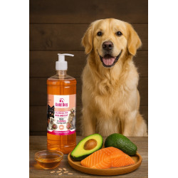 Suplementy dla psa Gold Dog Olej z łososia 1L