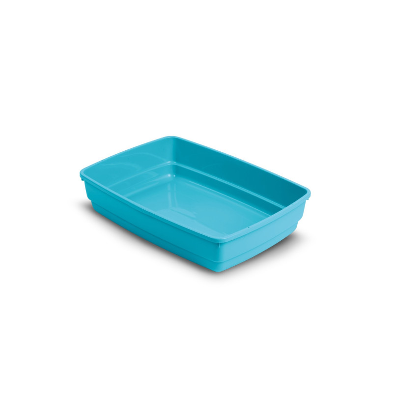 Open Cat Litter Tray Barry King HANDY Blue 42x33x11 cm