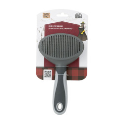 Self-Cleaning Pet Brush Barry King Grey 11.3 x 19.8 cm
