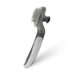 Self-Cleaning Pet Brush Barry King Grey 11.3 x 19.8 cm