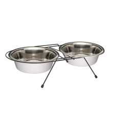Dog Bowl Stand Barry King 2 x 2.8 L Painted