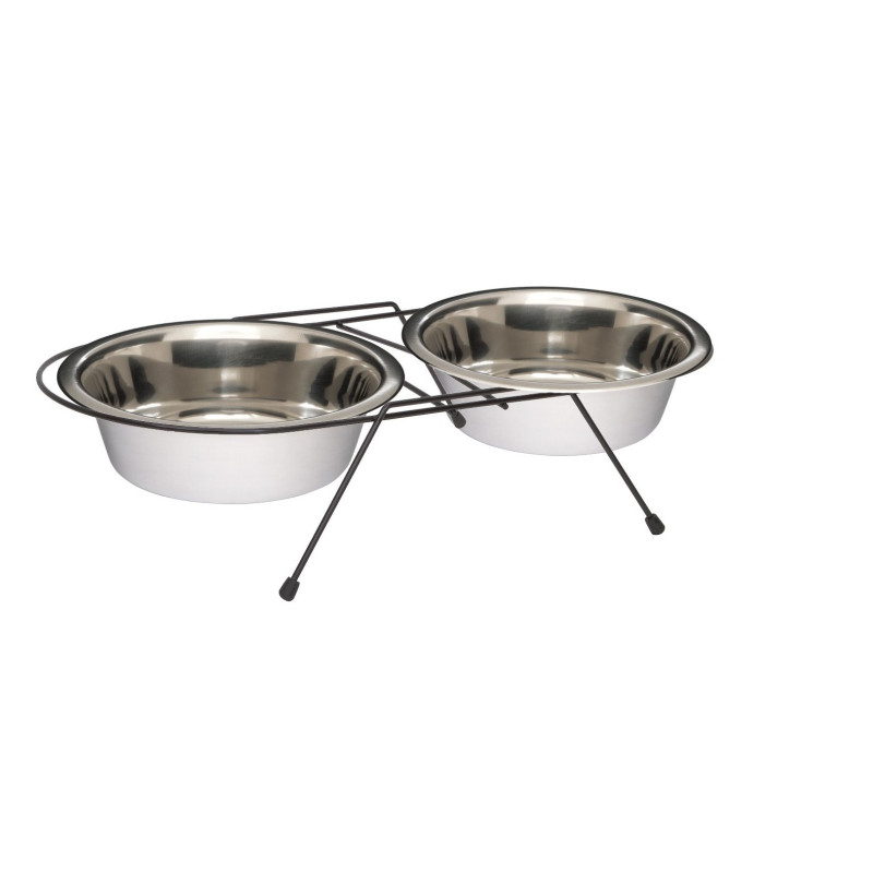 Dog Bowl Stand Barry King 2 x 2.8 L Painted