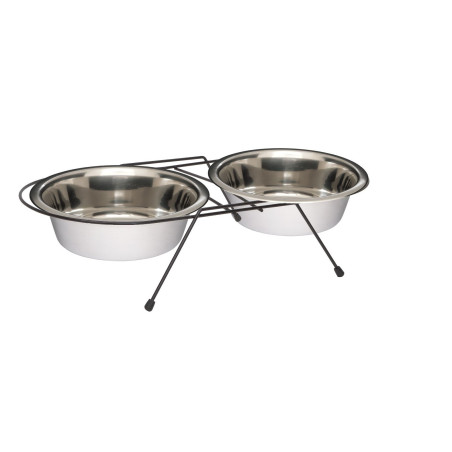 Dog Bowl Stand Barry King 2 x 2.8 L Painted