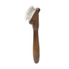 Premium Rectangular Slicker Brush Barry King Beech Wood Steel 6.9 x 15.2 cm