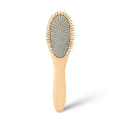 Double-Sided Pet Brush Barry King with Bamboo Handle 6 x 22 cm