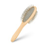 Double-Sided Pet Brush Barry King with Bamboo Handle 6 x 22 cm