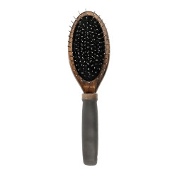 Premium Pet Brush Barry King Metal Pins Beech Wood 6.8 x 23.7 cm