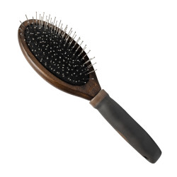 Premium Pet Brush Barry King Metal Pins Beech Wood 6.8 x 23.7 cm