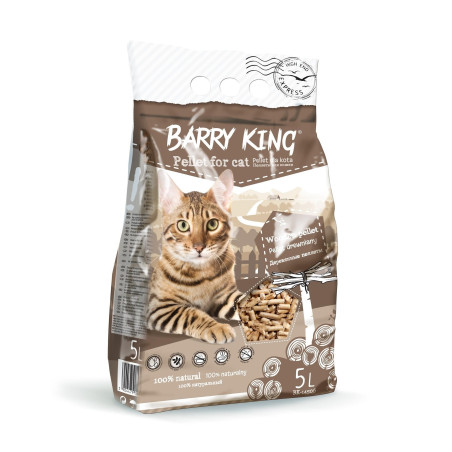 Barry King Wooden Cat Litter Pellets 5 L