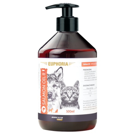 Dog Supplement Biofeed Euphoria Salmon Oil 500ml