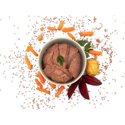 Karma mokra dla psa Slow Dog Krucha dziczyzna z żurawiną 850g