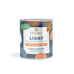 Karma mokra dla psa Perro Light Królik z warzywami dla psów dorosłych 800g