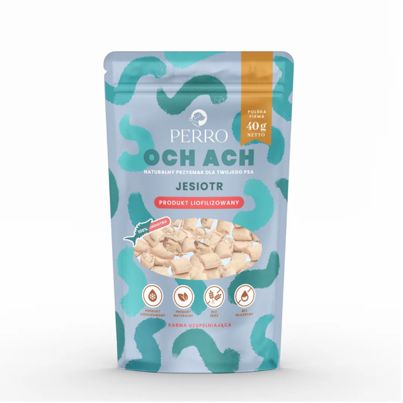 Dog Treats Perro OCH ACH Freeze-Dried Sturgeon 40g